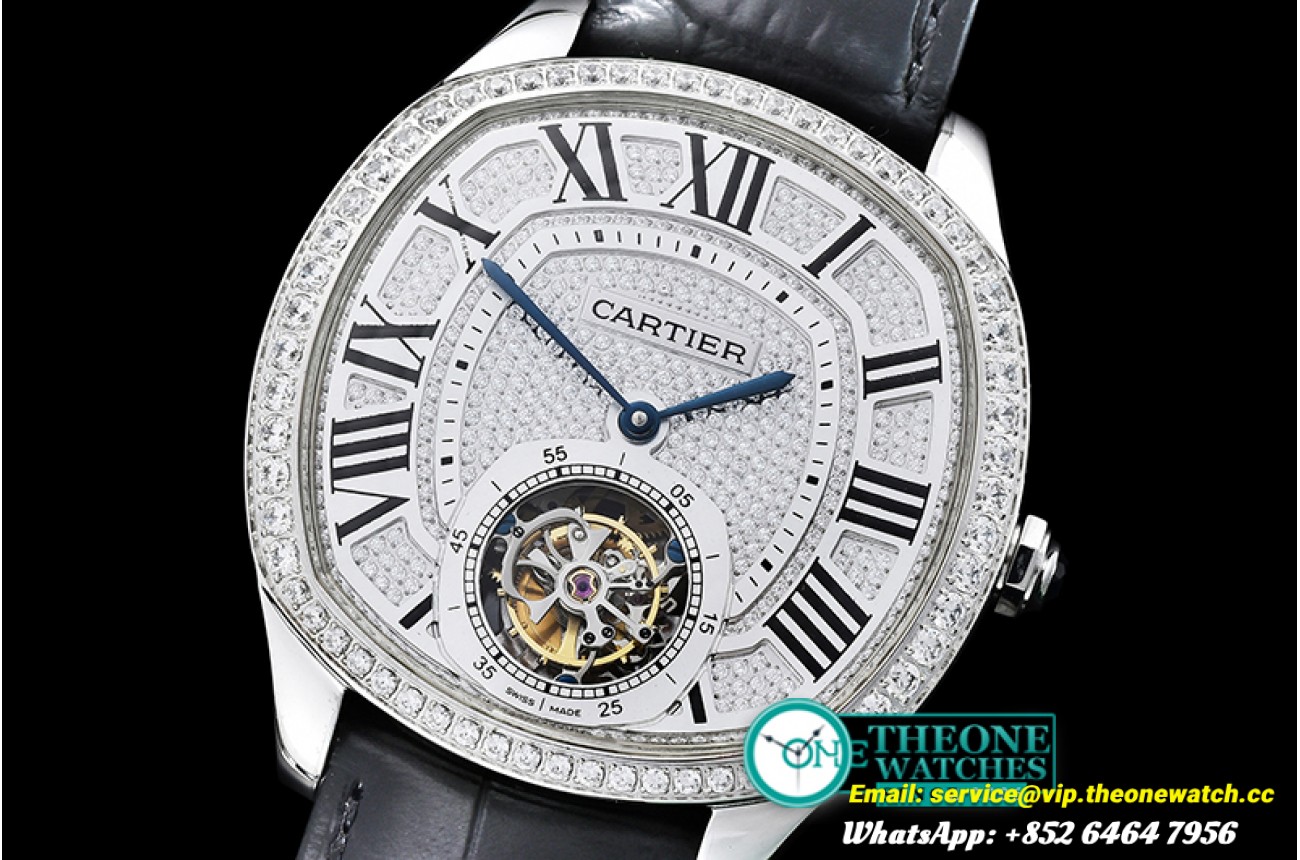 Cartier - Drive De Cartier Tourbillon SS/LE Diams Tourbillon