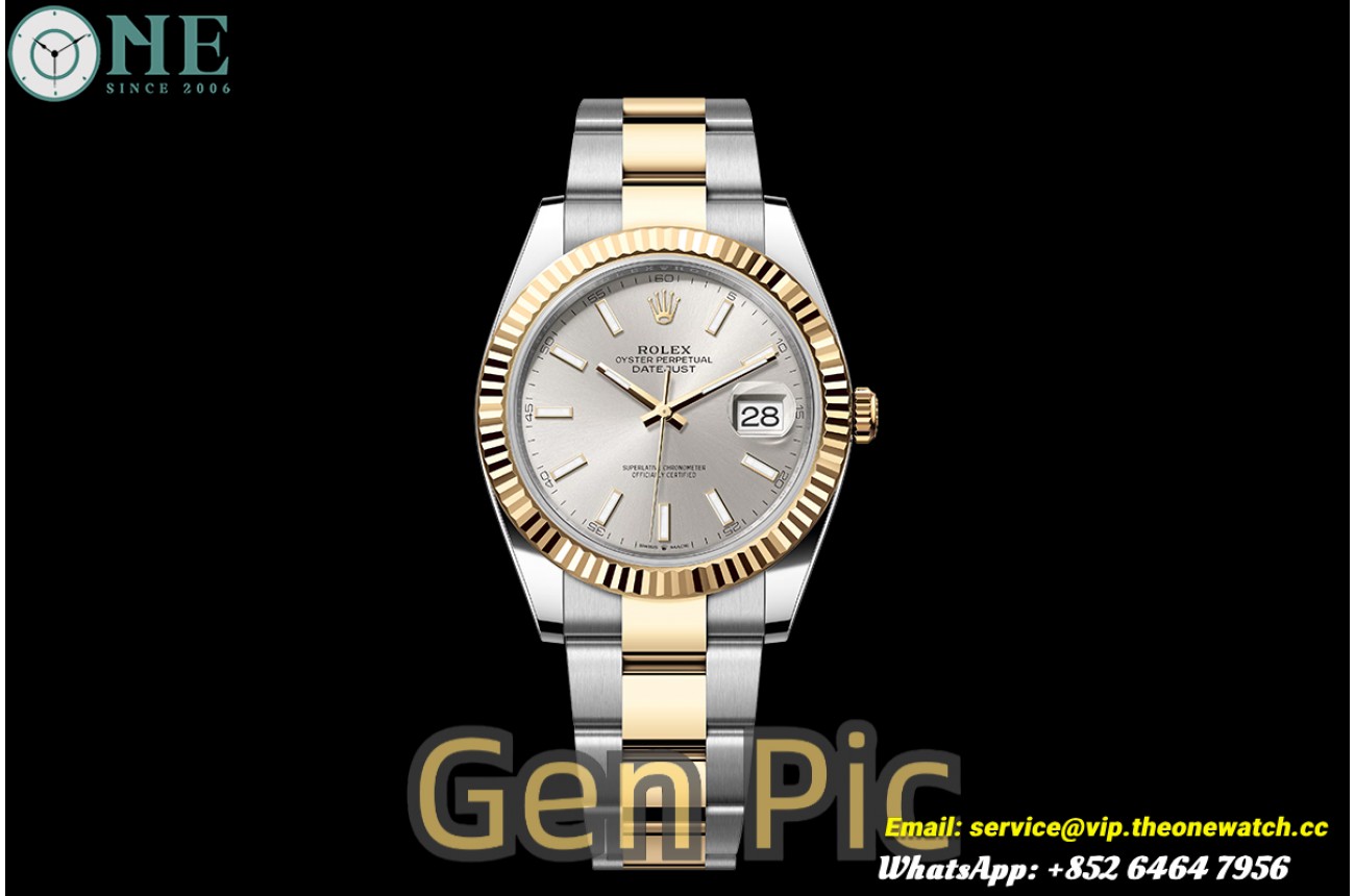 Datejust 126333 41mm Oys SS/YG Silver/Stk VSF V2 DD3235(Weighted Approx.153g)