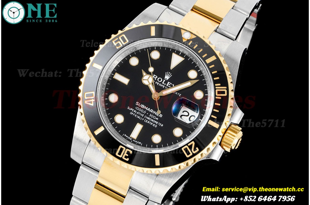 Submariner 40mm 116613LN YG/SS 904L Steel VSF VS3135
