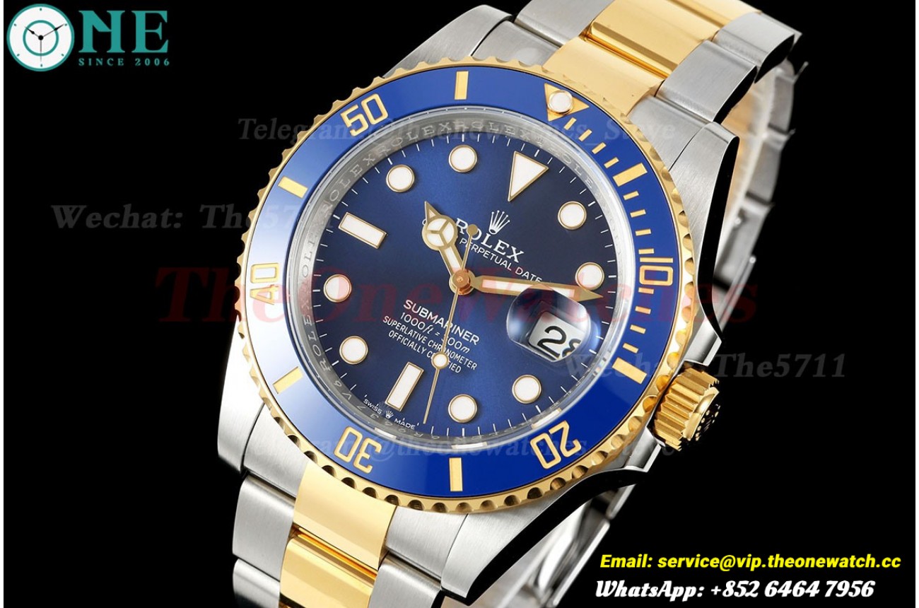 Submariner 126613LB 41mm YG/SS Blue Dial ARF VR3235