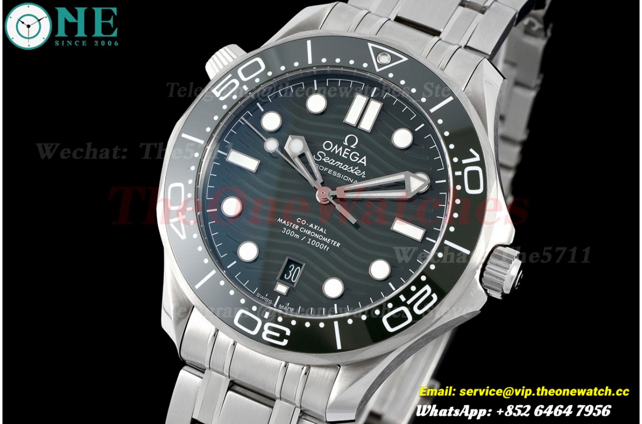 Seamaster 300m SS/SS Green/Dot ZF A8800