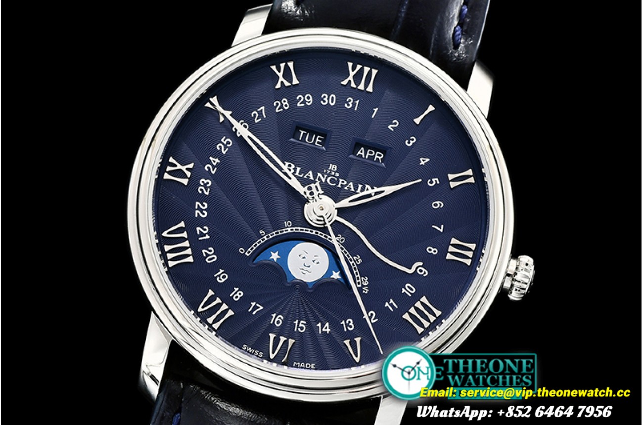 Villeret Complications SS/LE Blue OMF V2 Miyota 9015