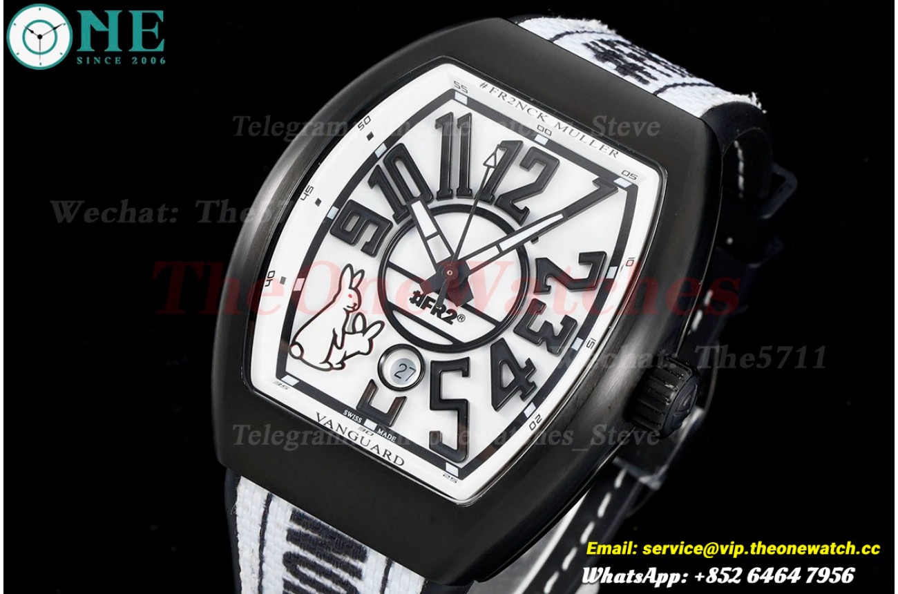 Vanguard Mens #FR2 DLC/LE White Dial ABF A2824