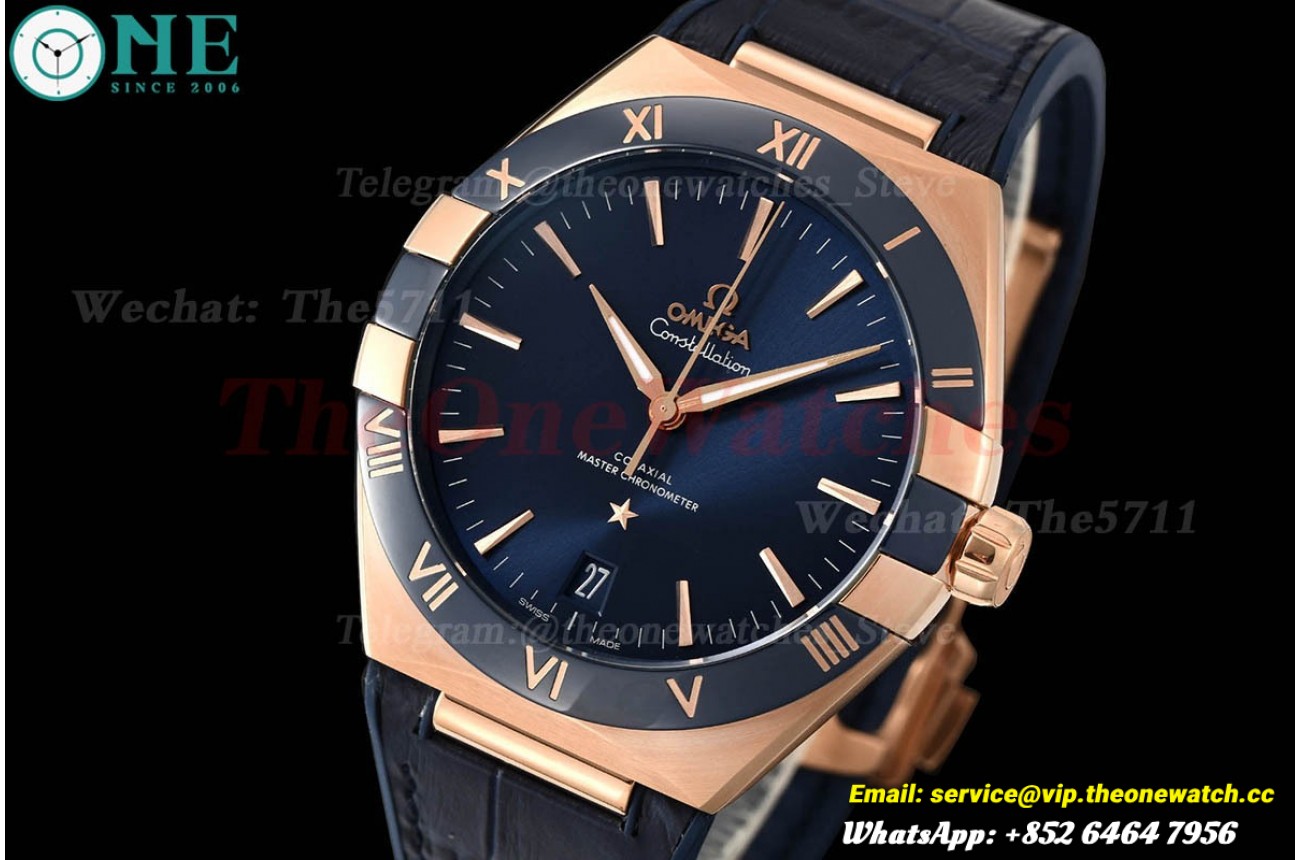Constellation 41mm RG/LE Blue Dial VSF A8900