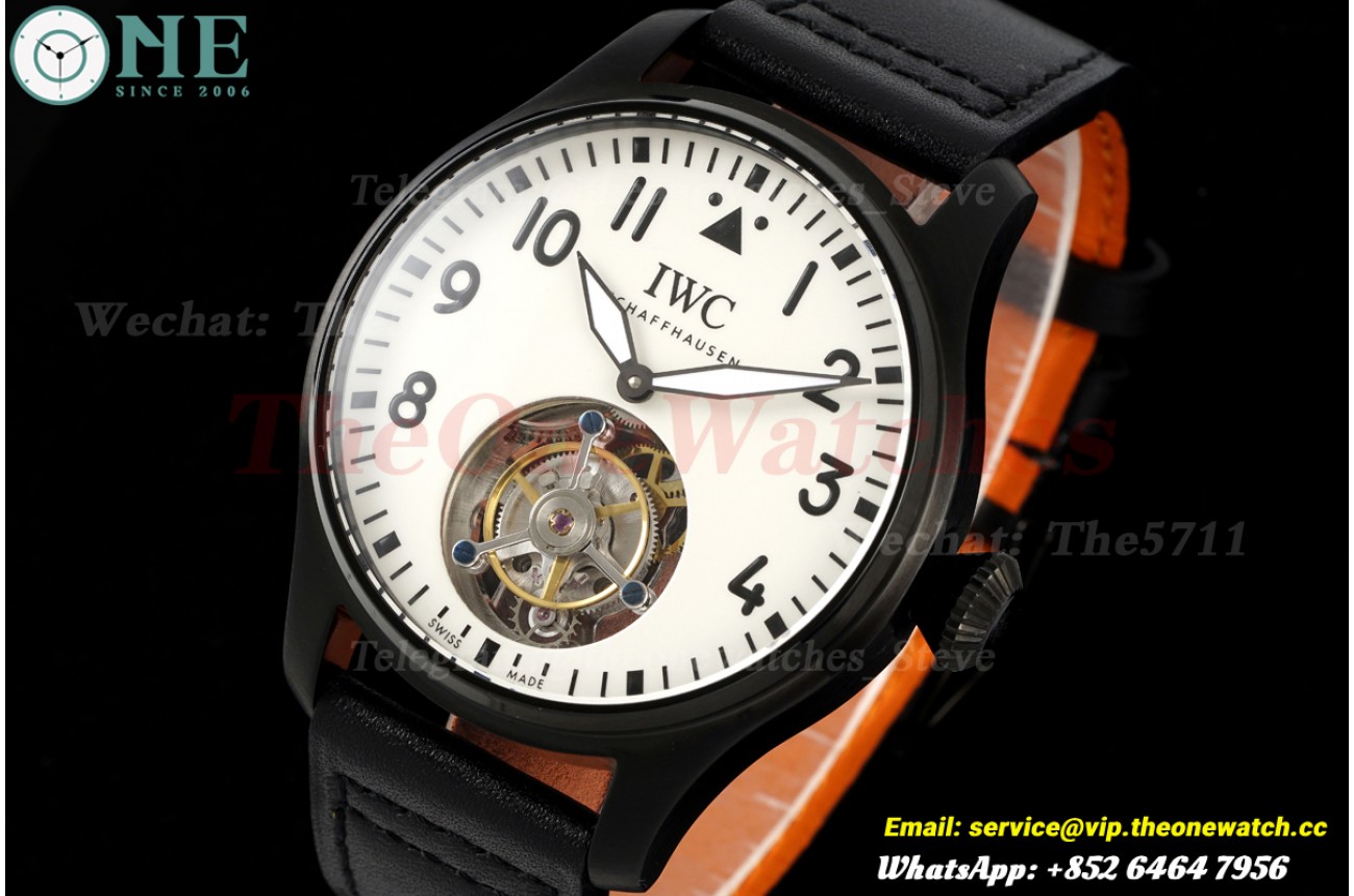 Big Pilot 43mm PVD/LE White Dial RMSF Tourb