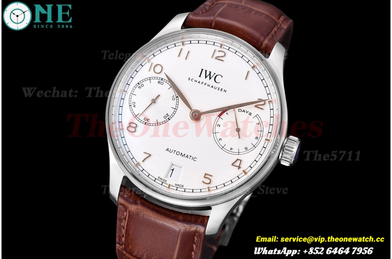 Portugieser 7 Days 42mm SS/LE White Dial ZF V5 A52010