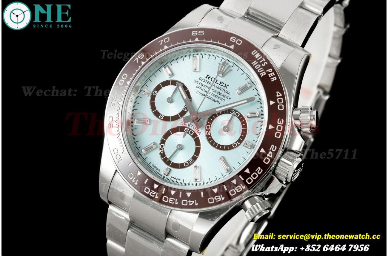 Daytona 126506 40mm SS/SS Ice Blue/Dia VSF V3 DD4131v2 (Weighted Approx.176g)