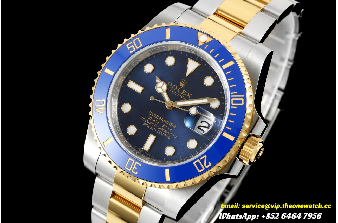 Submariner 116613LB 40mm YG/SS Blue Dial EWE VS3135