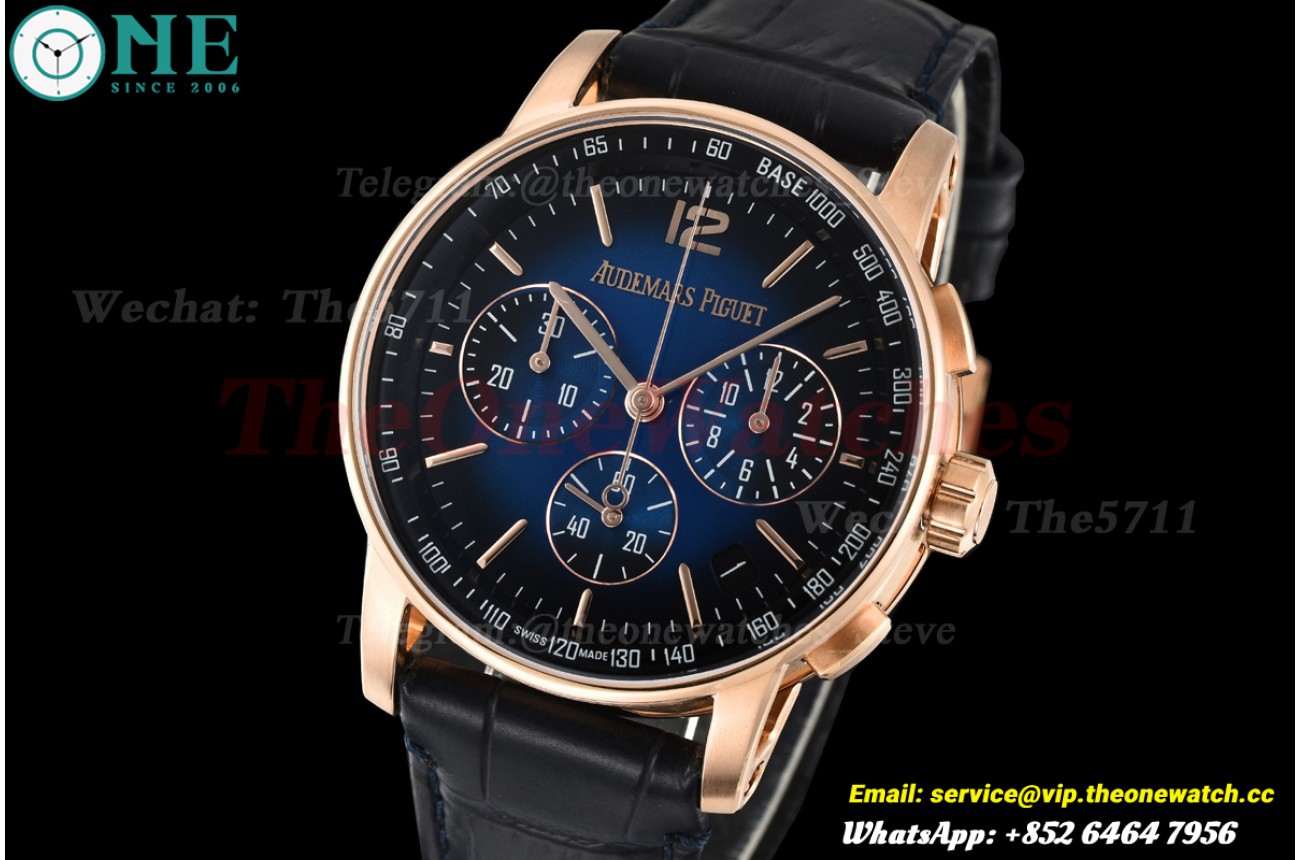 Code11.59 Chrono 26393 41mm RG/LE Gradient Blue Dial APSF SH4401 Super Clone