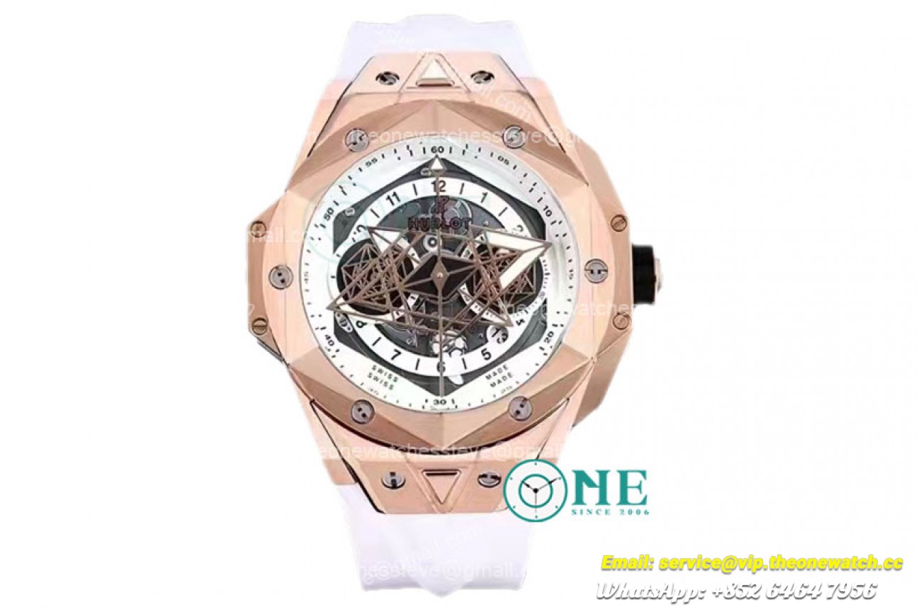 Hublot – Big Bang Sang Bleu II RG/RU White 7750