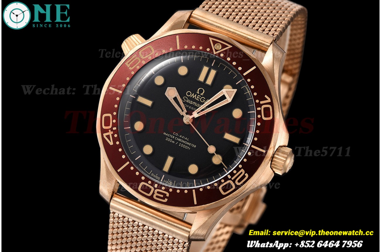 Seamaster 300m 2025 42mm Bronze/Brz Black Dial VSF VS8806 Super Clone