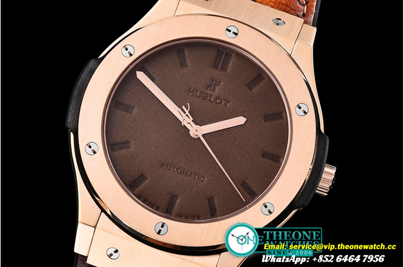 Hublot - Classic Fusion Berluti Scritto 45mm RG/LE Brown A2892