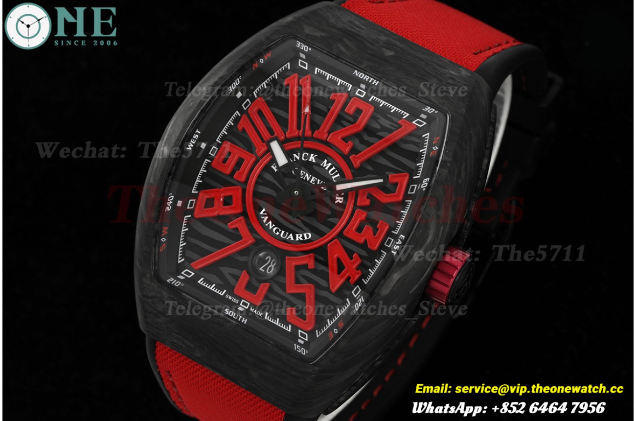 Vanguard V45 45mm CAR/RU Black/Red Num ABF A2824