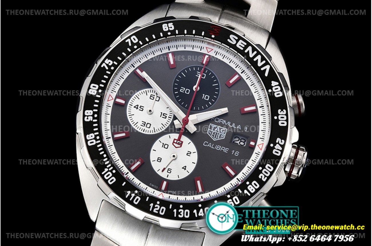 Tag Heuer - Tag F1 Chrono Calibre 16 SS/SS Grey A8F Jap Qtz