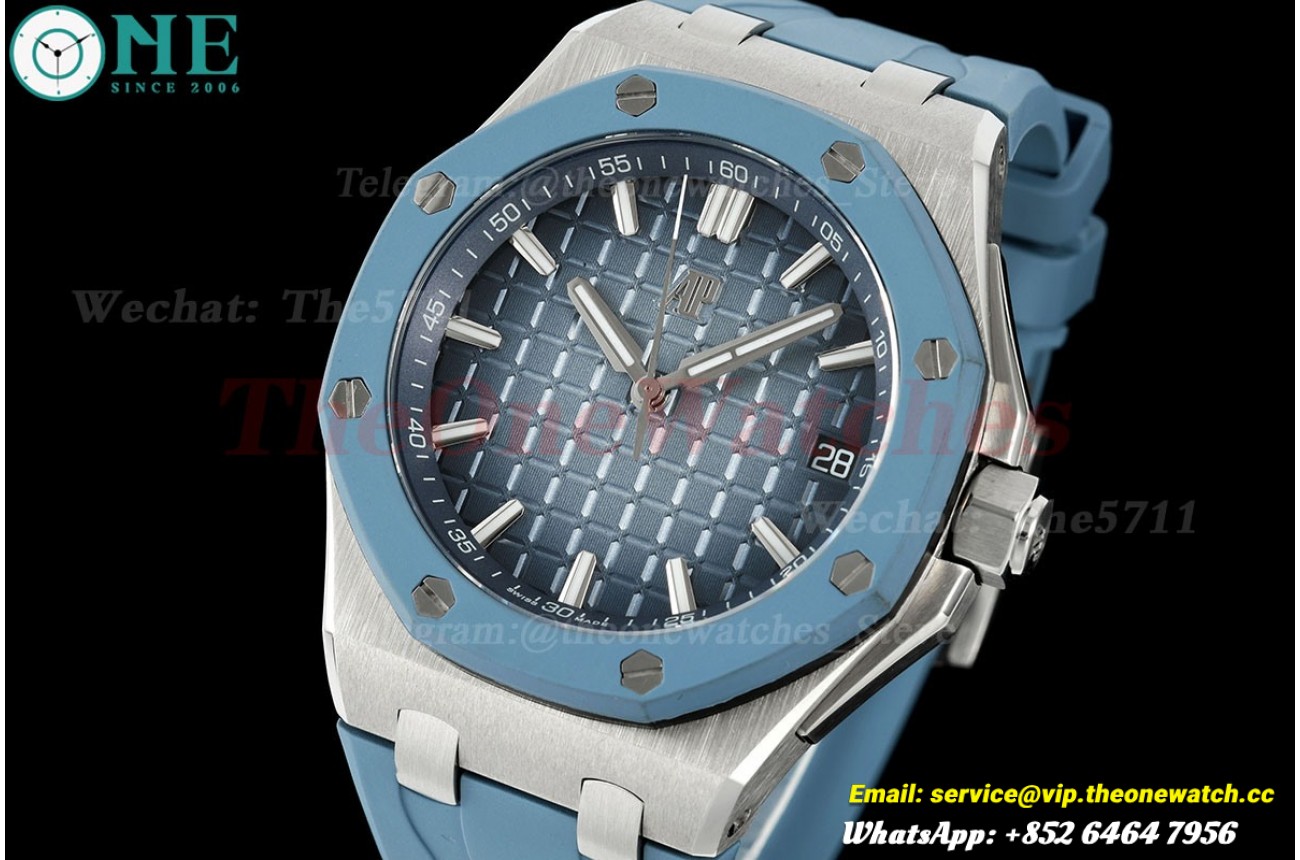 Royal Oak Offshore Diver 15605 44mm SS/RU APPF Blue Dial SA4302