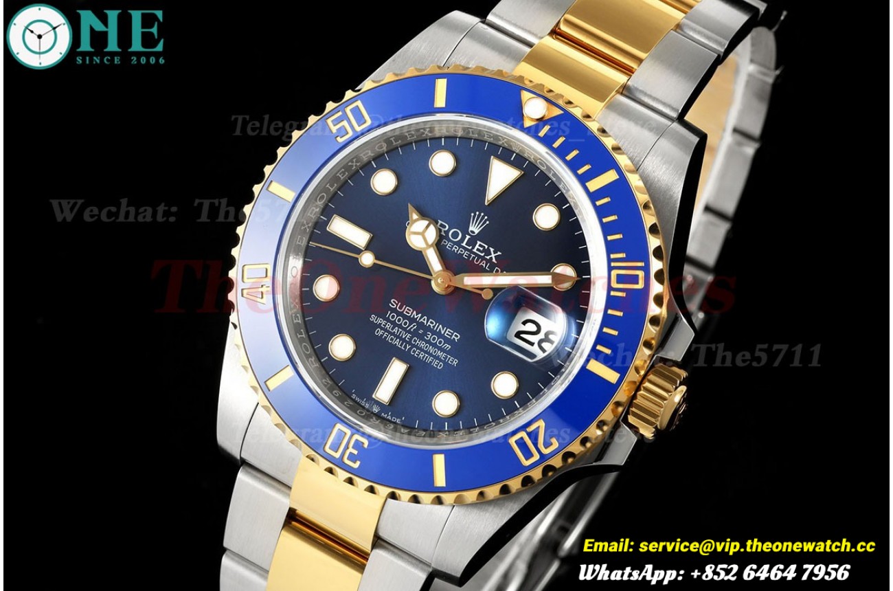 Submariner 126613LB 41mm SS/YG Blue/Dot EWEF A3235