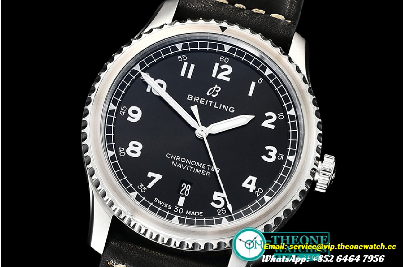 Breitling - Navitimer 8 Automatic 41 A17314 SS/LE Black ZF A2824