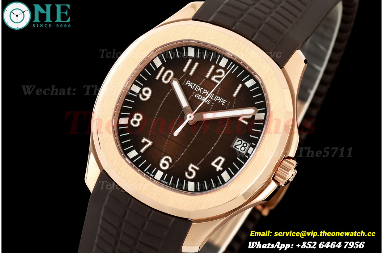 Aquanaut 5167 40mm RG/RU Brown Dial DDF DD330（(Weighted Approx.113g)(SW Dial)