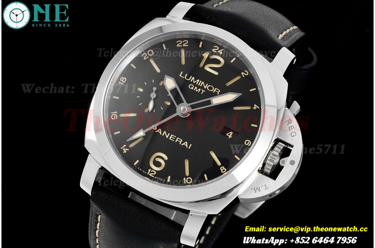Luminor PAM531 GMT 44mm SS/LE Black Dial VSF P9003