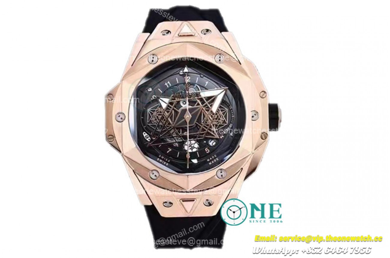 Hublot – Big Bang Sang Bleu II RG/RU Black 7750