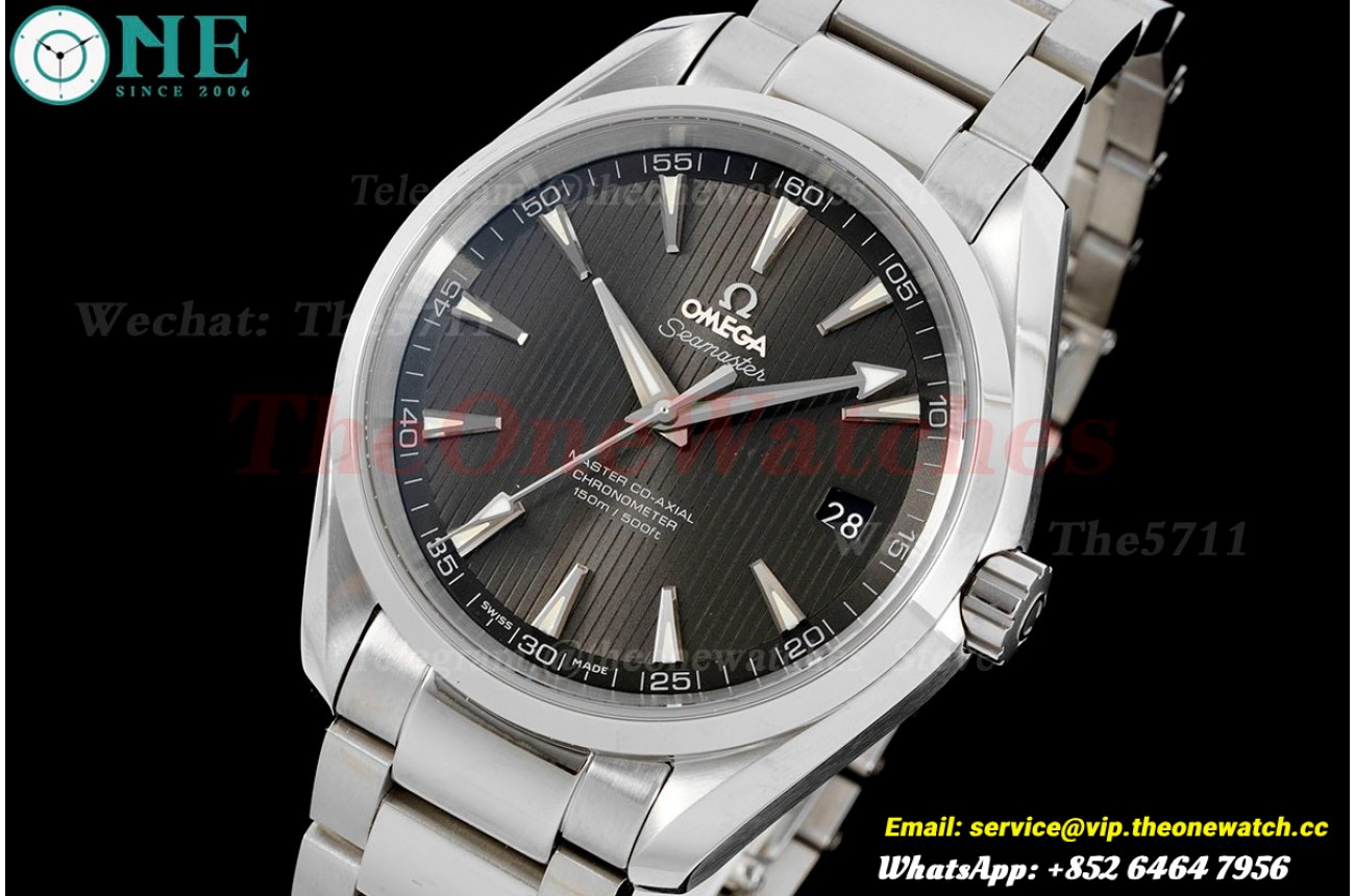 Aqua Terra 150m 41mm SS/SS Grey VSF A8500