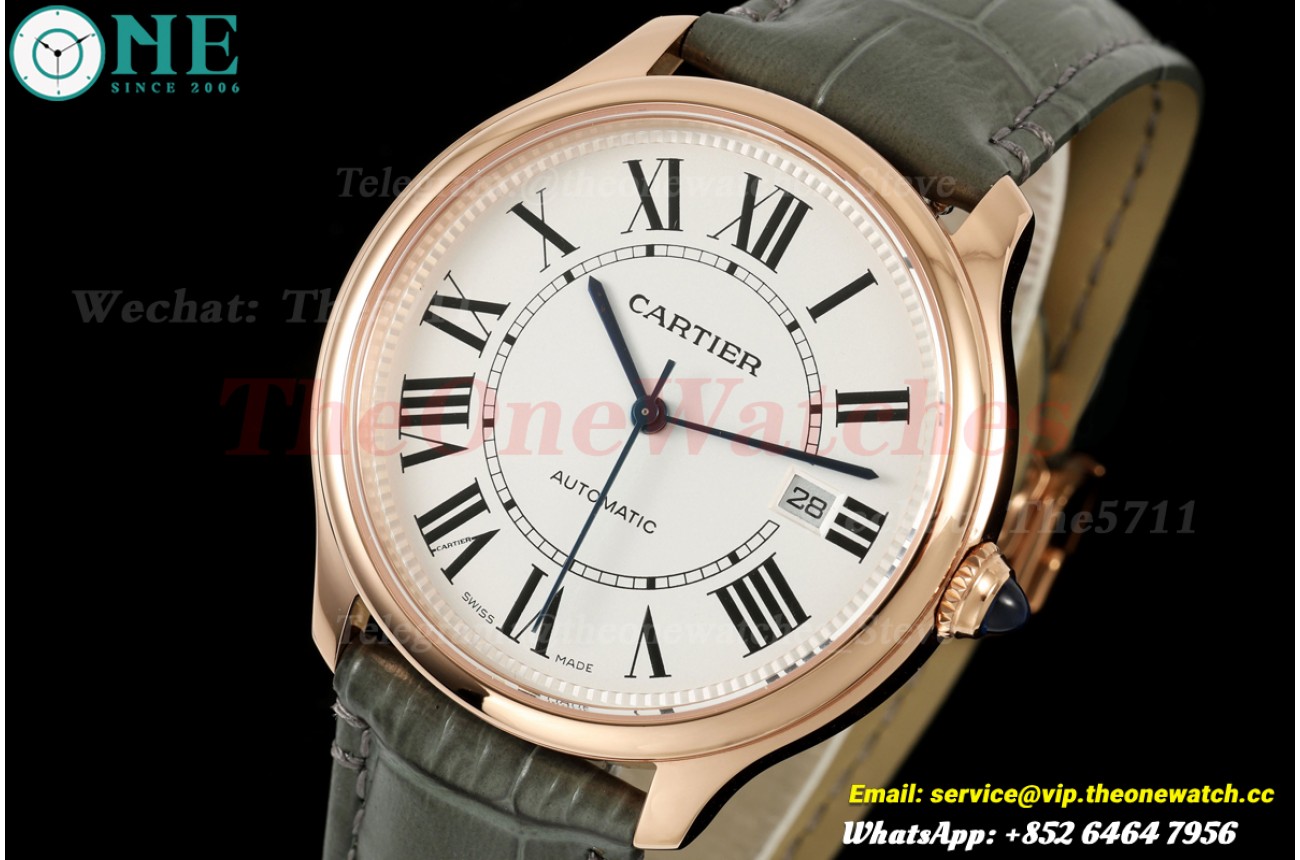 Rotonde De Cartier 40mm  RG/LE White Dial BSF A1847