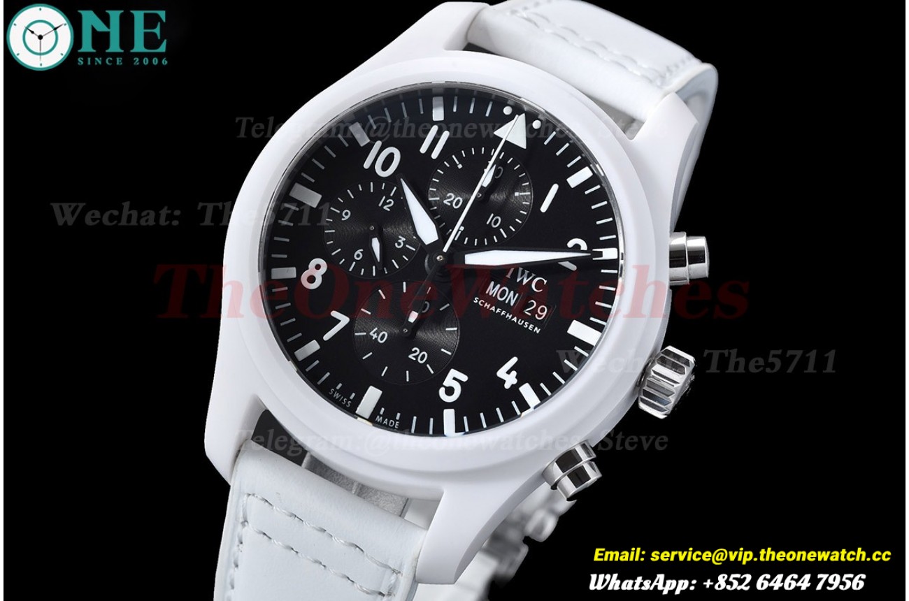 Pilot Chrono Top Gun Lake Tahoe Limited Edition Ceramic/LE Black Dial TPSF A7750