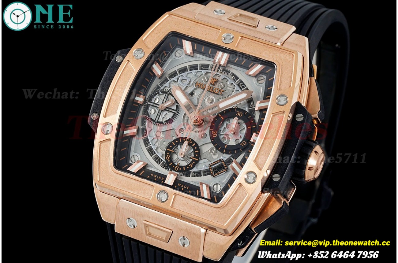 Spirit of Big Bang Chrono 42mm TI/RU Skeleton Dial BBF A7750 Mod