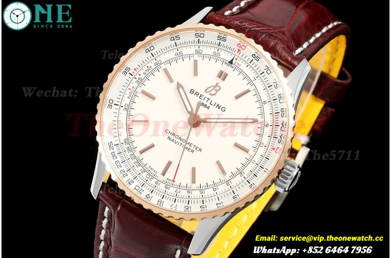 Navitimer 1 2024 41mm Date RG SS/LE Cream Dial TF A2824