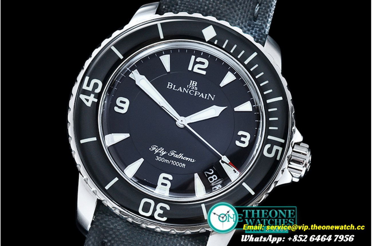 Fifty Fathoms SS/NY Black ZF Asia 2836