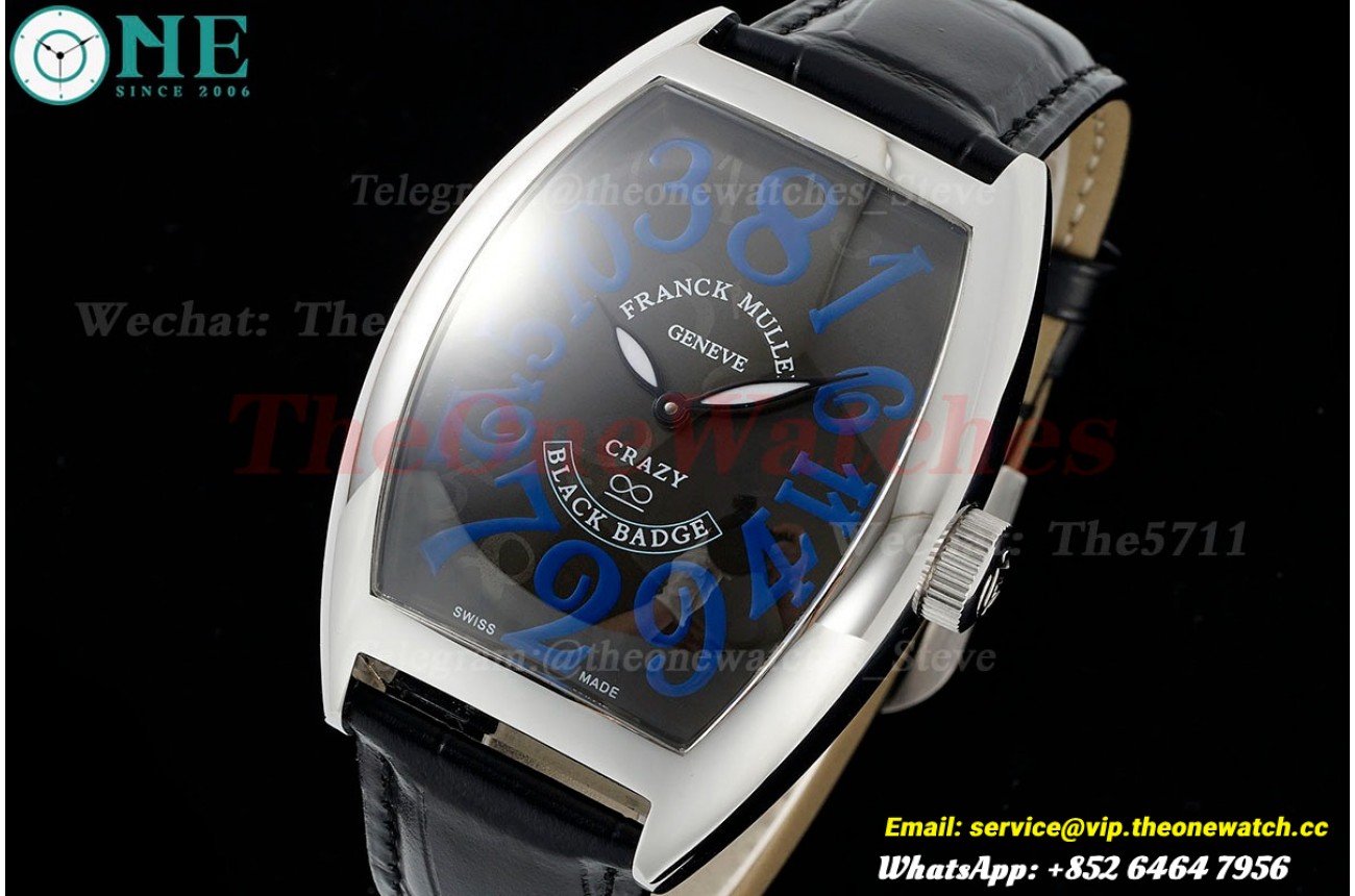 Crazy Hours 40mm SS/LE Black Dial TWF A23J