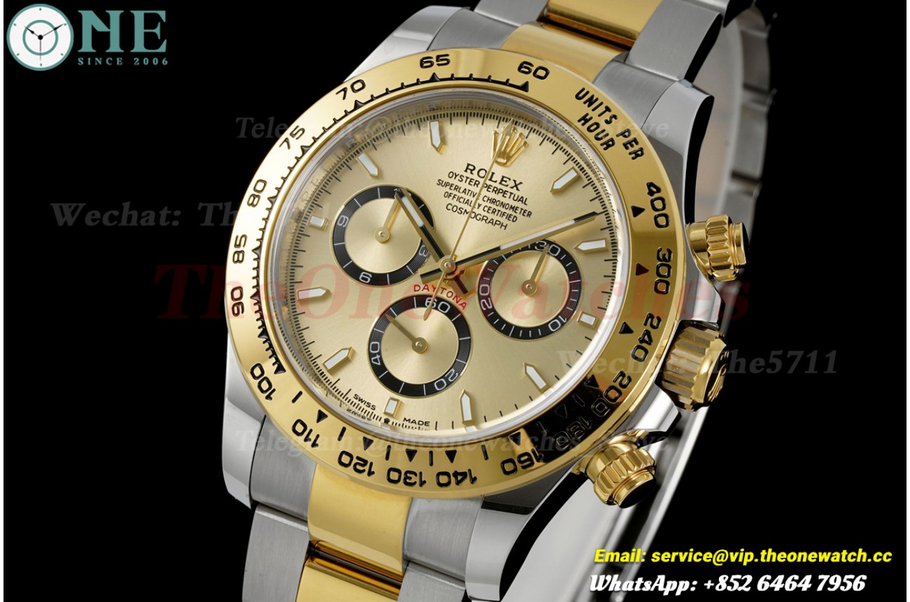 Daytona 126503 40mm SS/YG Gold/Stk Dial BTF SH4131