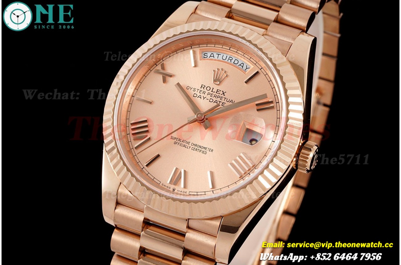 DayDate 228235 40mm Pres RG/RG Rose Gold Dial GMF A2836 (Gain Weight)