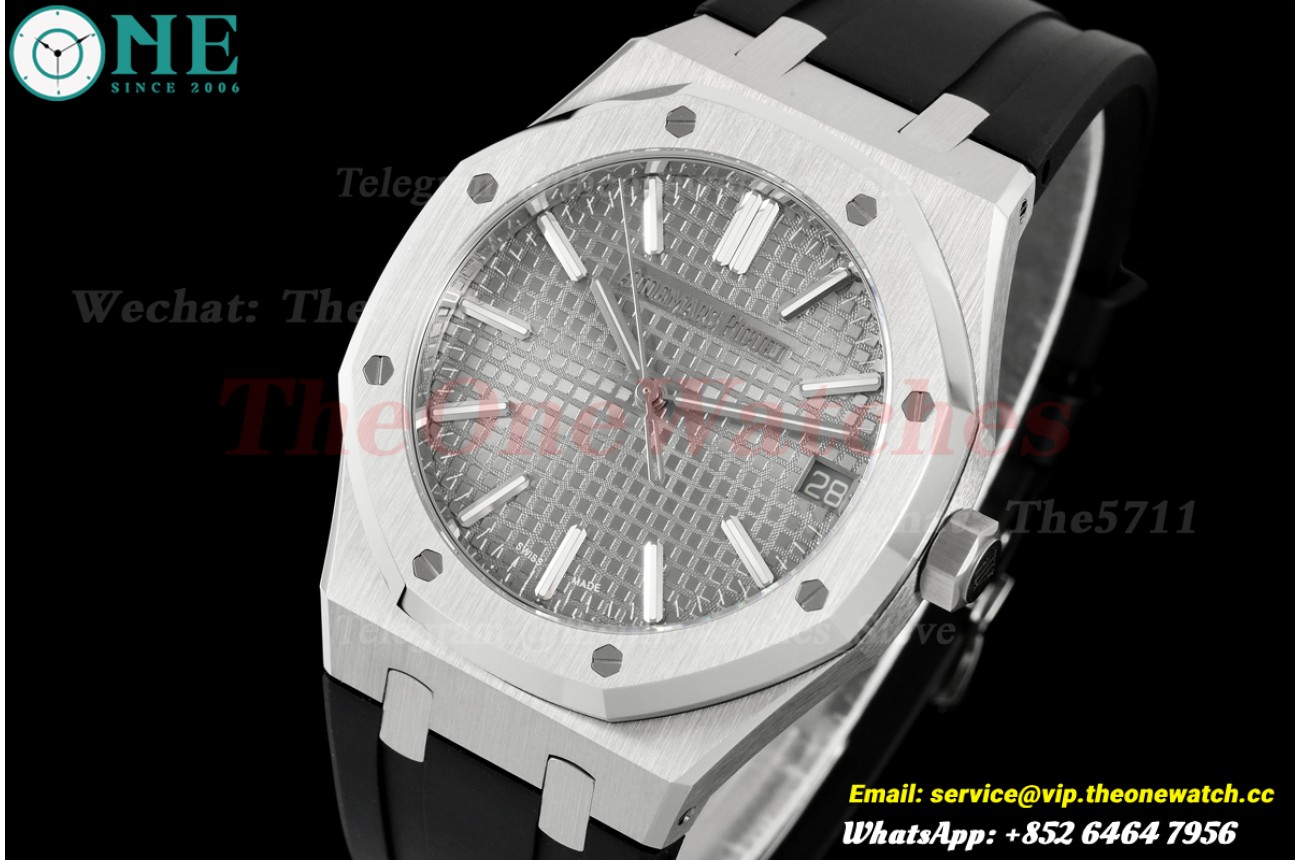 Royal Oak 41mm 15510 SS/RU Silver/Stk DDF DD4302 Super Clone