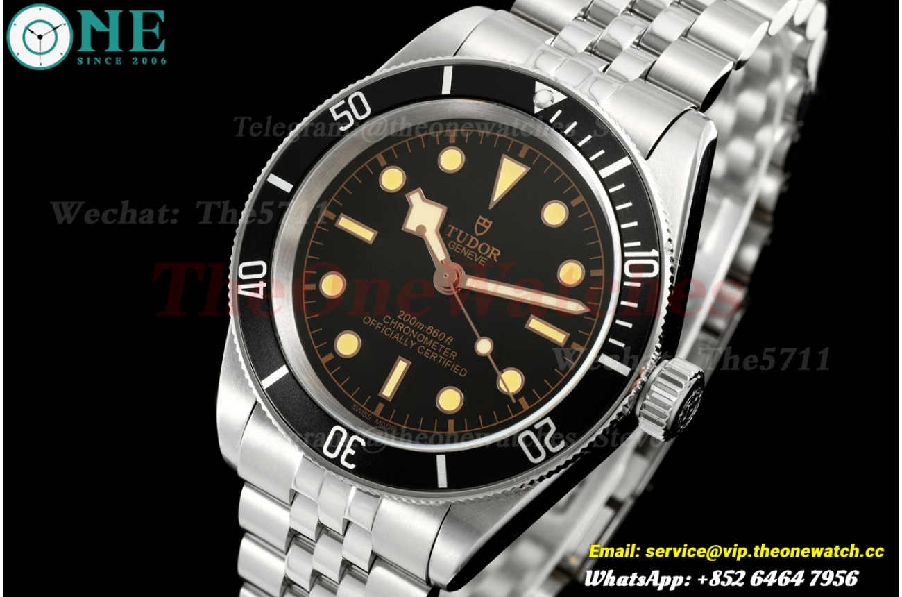 Black Bay Fifty Eight 39mm SS/SS Black Dial BLF A2824