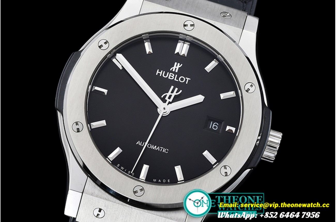 Hublot - Classic Fusion Bang 42mm SS/TI/LE/RU Black A2892 Mod