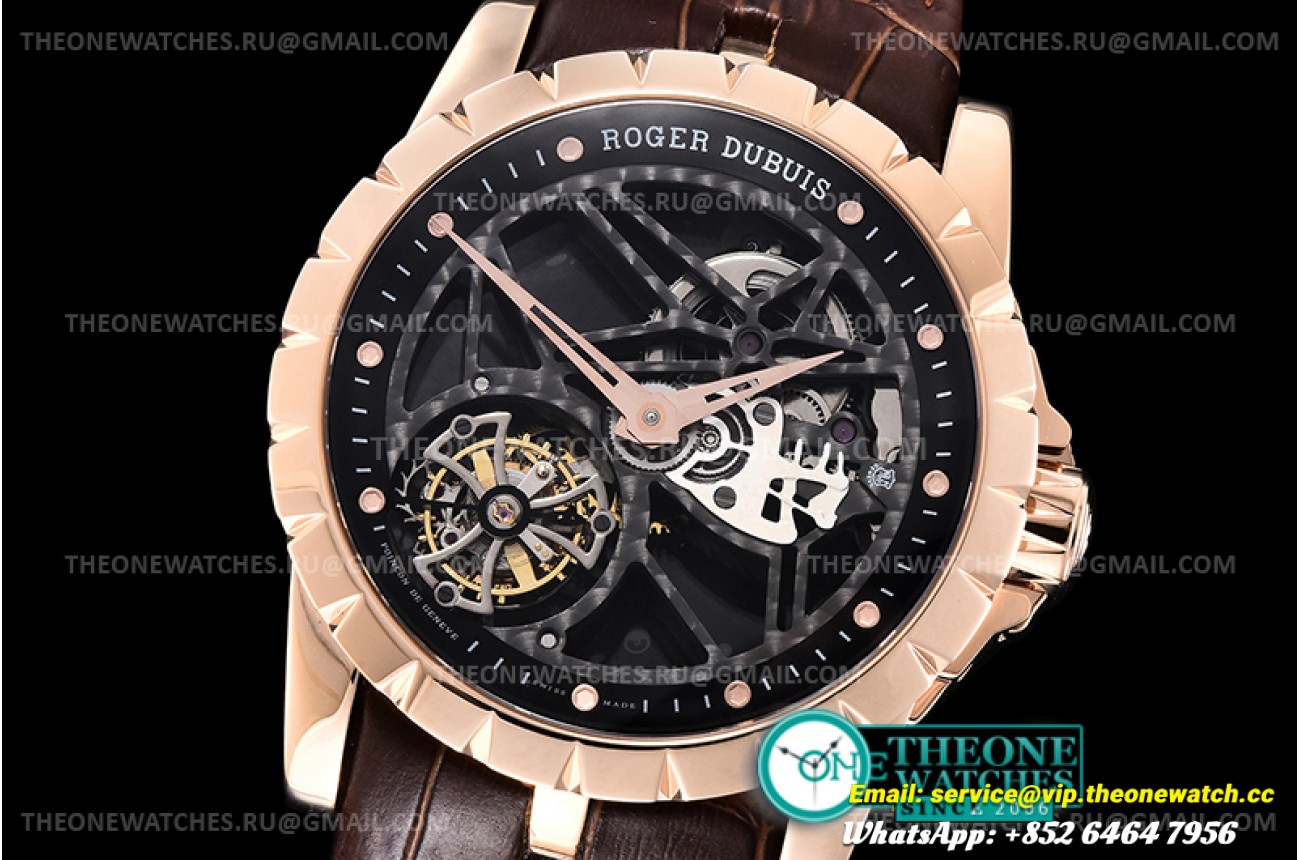 Roger Dubuis - Excalibur Skele Flying Tourb RDDBEX0392 RG/LE Ske JBF