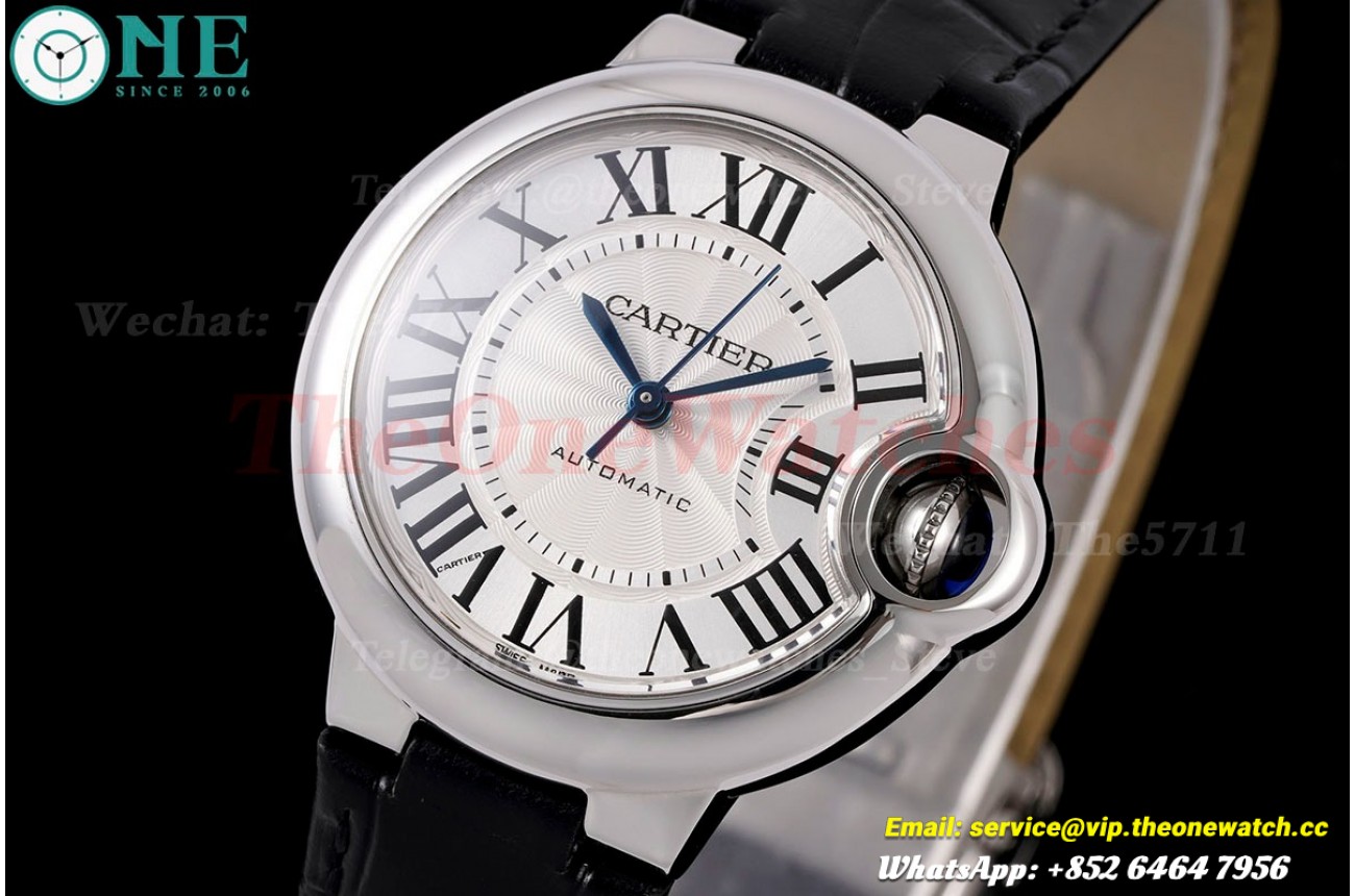 Ballon Bleu De Cartier 33mm SS/LE White Dial AF NH05
