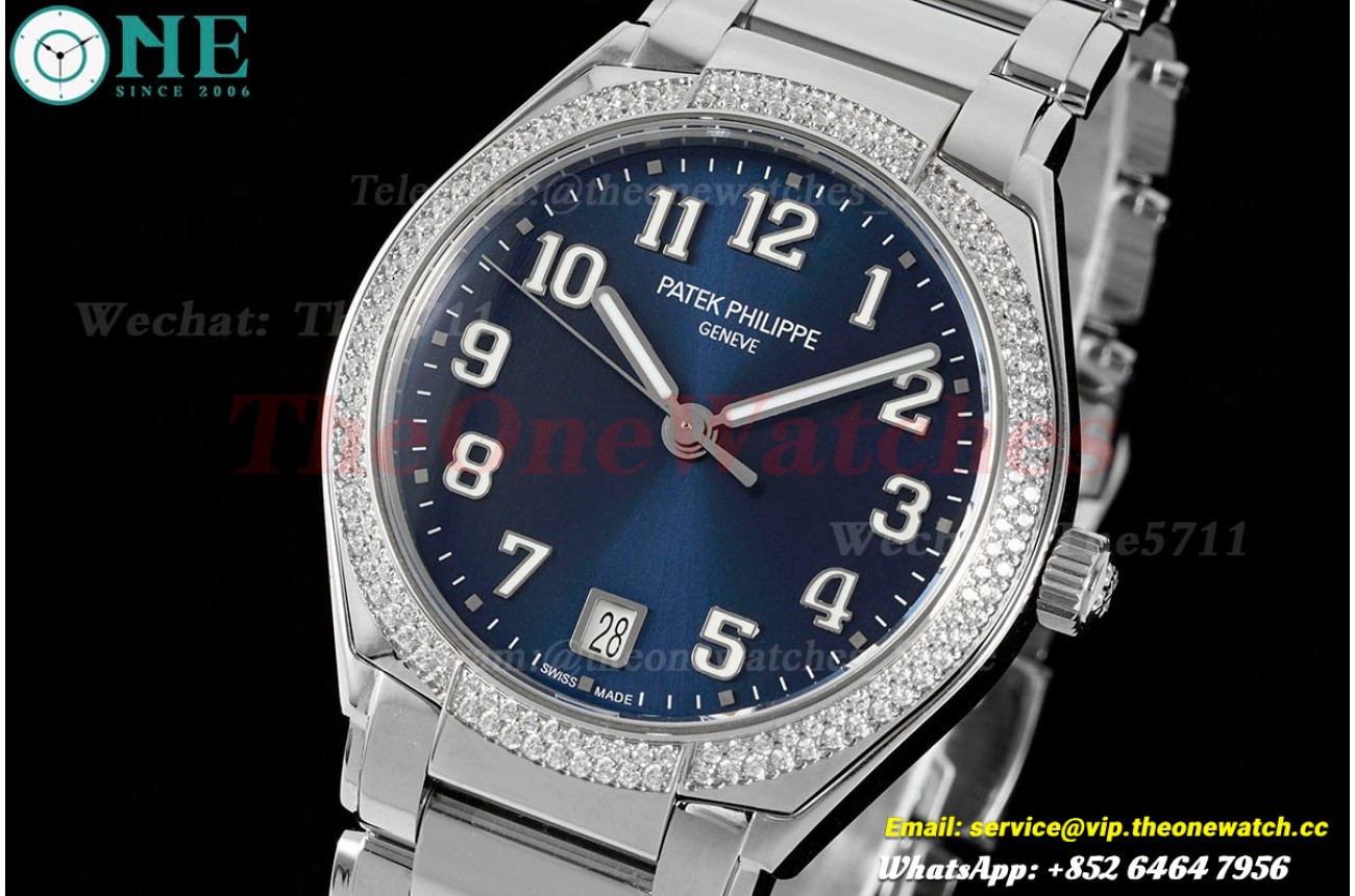 TWENTY~4 7300 Ladies 36mm Dia SS/SS Blue Dial PPF 324SC