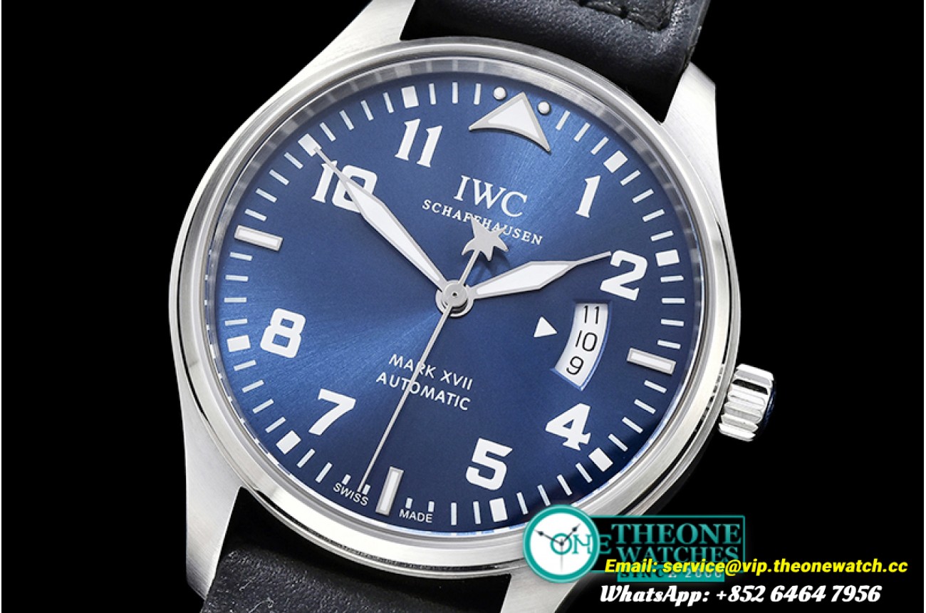 IWC - Mark XVII Le Petit Prince SS/LE Blue/Num Asia 2892