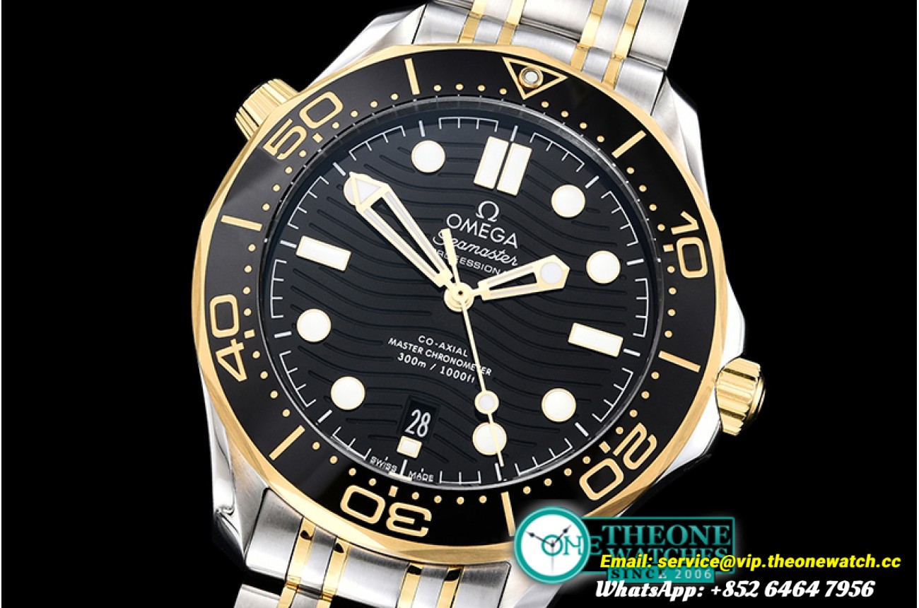 Omega - Seamaster 300m 2018 YG/SS Black OMF Asia 8800