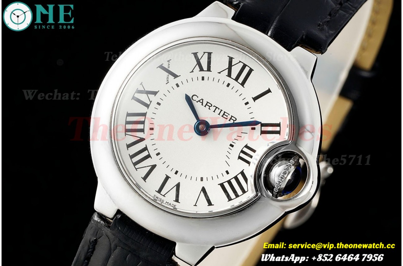 Ballon Bleu De Cartier 28mm SS/LE White Dial AF Quartz