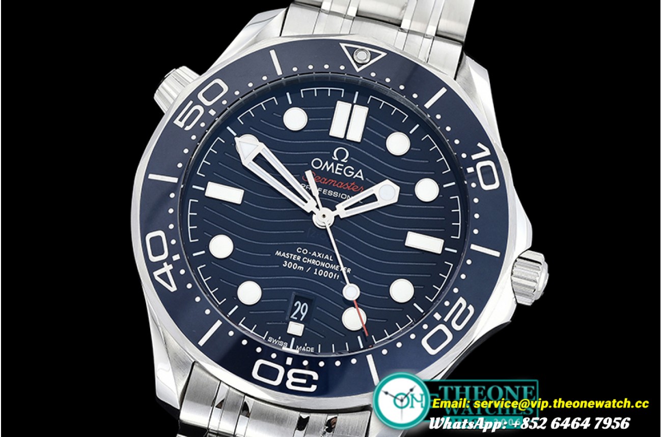 Omega - Seamaster 300m Basel 2018 SS/SS Blue OMF 1:1 Asia 8800