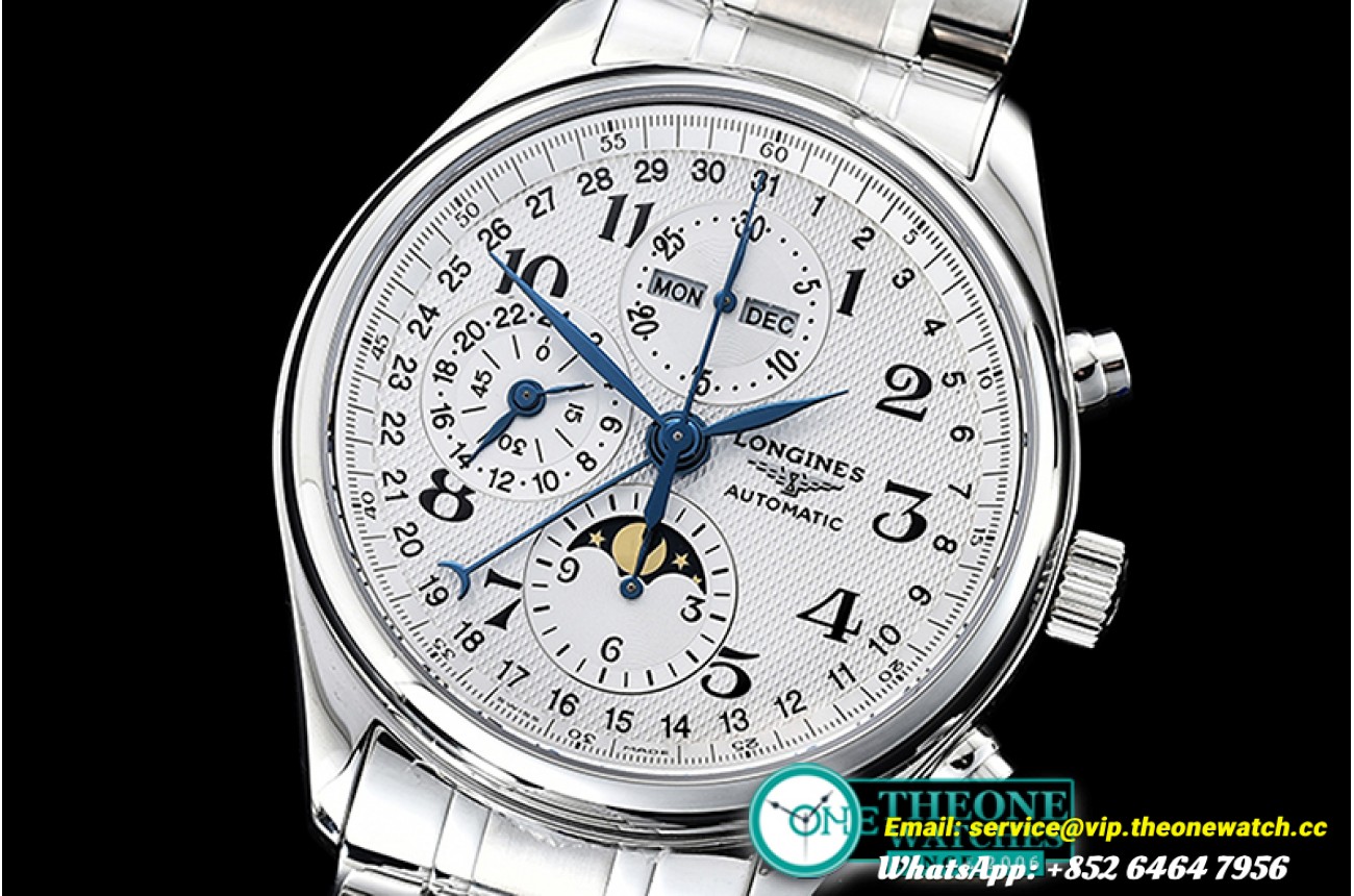 Longines - Master Complications Auto SS/SS Wht GSF Asia 7750