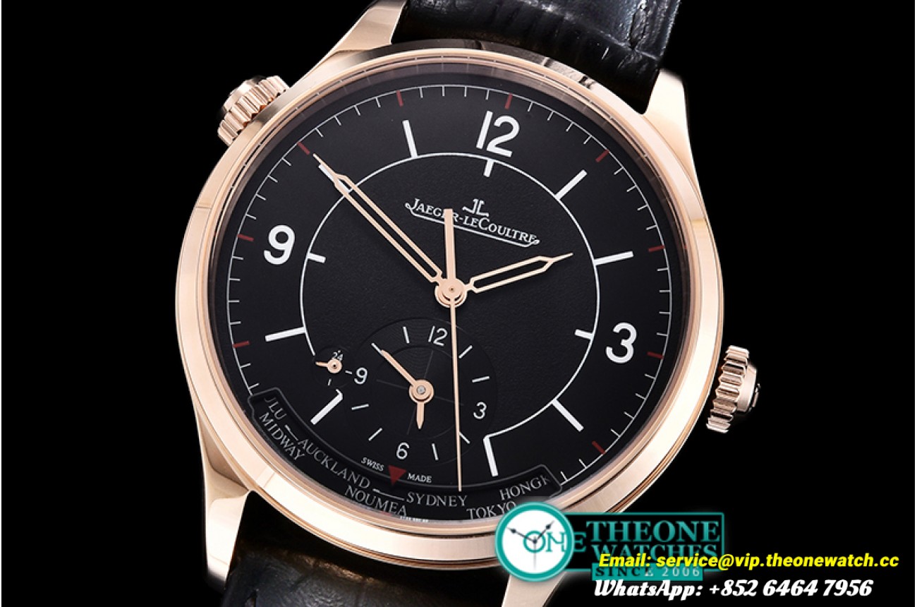 Jaeger LeCoultre - Master Control Geographic Sector RG/LE Blk MY9015 Mod