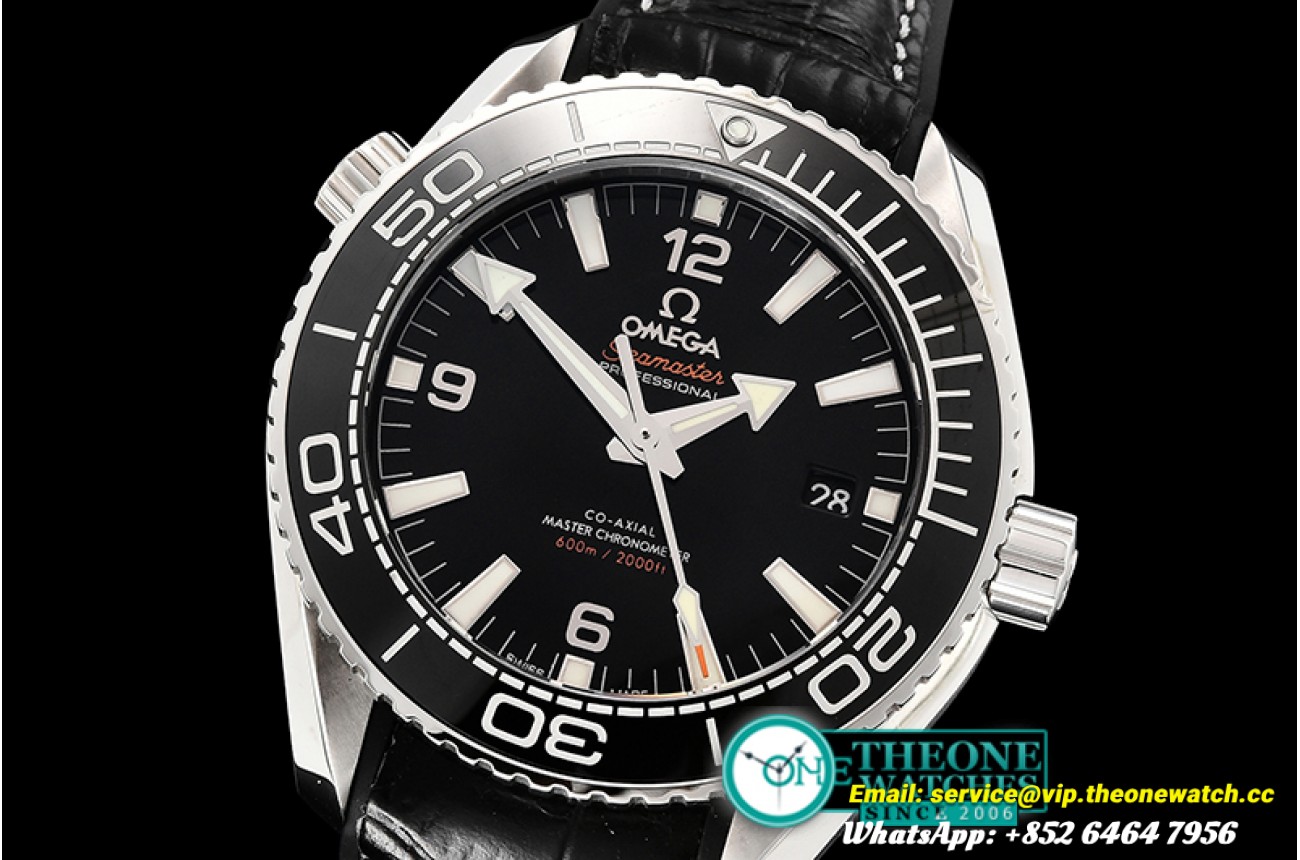Omega - Planet Ocean 43.5mm SS/LE/RU Blk OMF Asia 2836 Mod