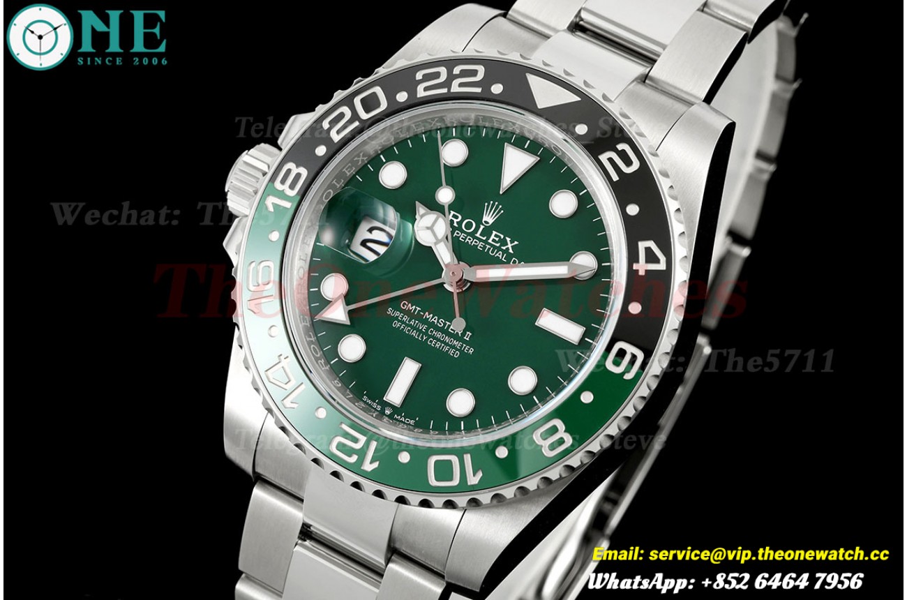 GMT Master II 126729 VTNR Oys 40mm SS/SS Green Dial VSF DD3285