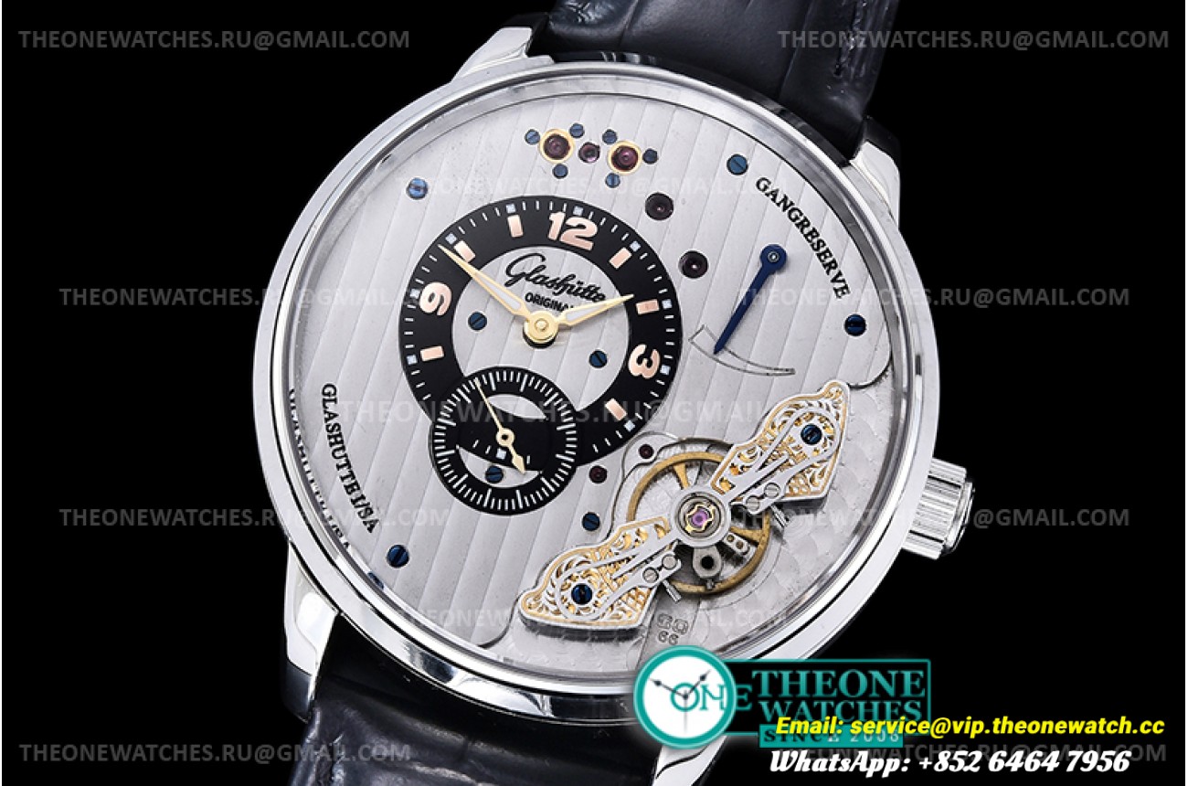 Glashutte - PanoInverse Series SS/LE Wht/Blk TZF Asia 23J Mod