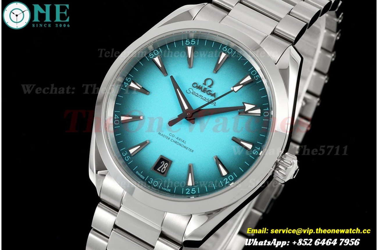 Aqua Terra 41mm SS/SS Turquoise Blue Dial VSF VS8900