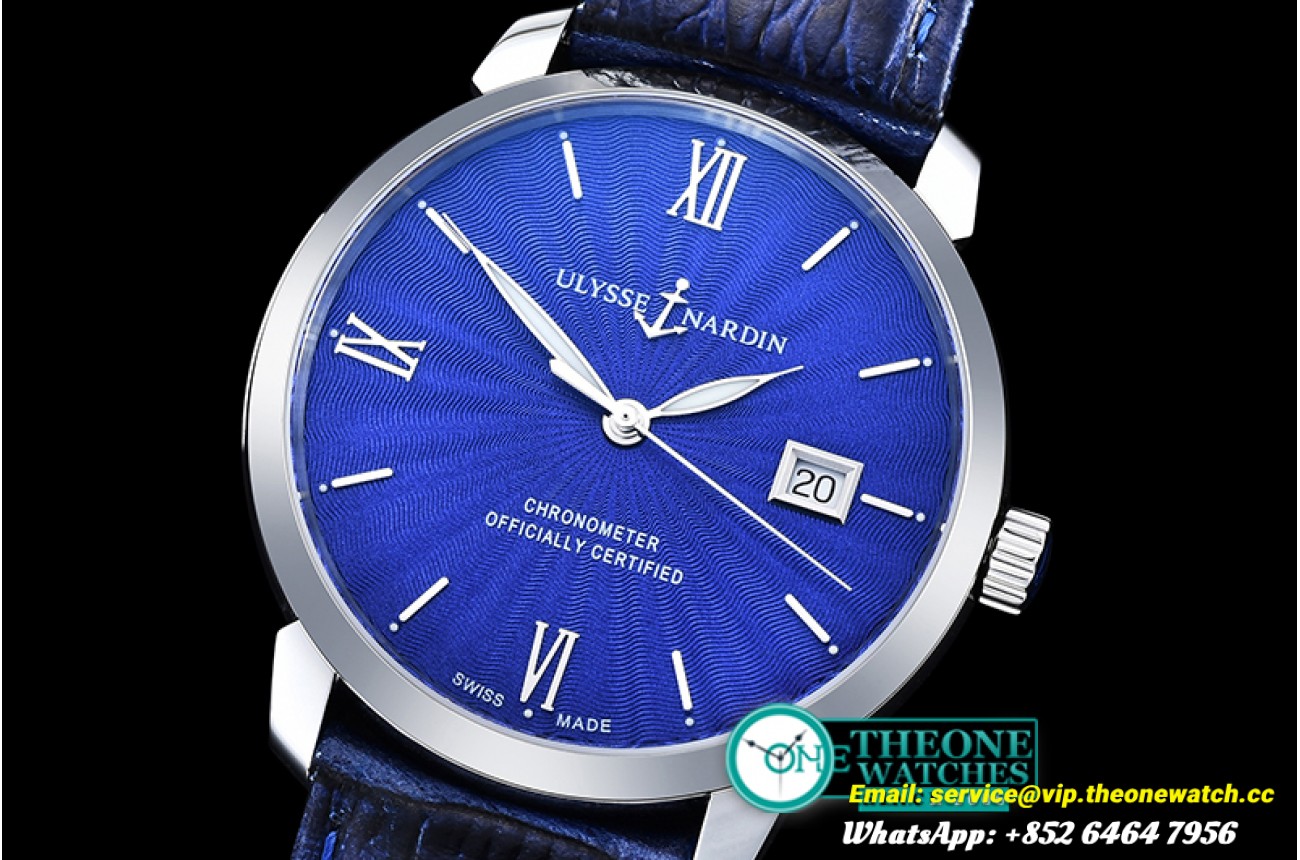 Ulysse Nardin - Le Locle 40mm SS/LE Blue Num Asia 2892